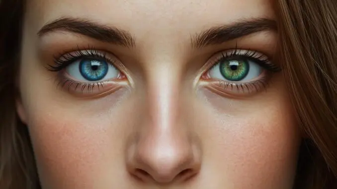 Close-up of eyes with bilateral focus representing EMDR therapy eye movement technique for PTSD treatment