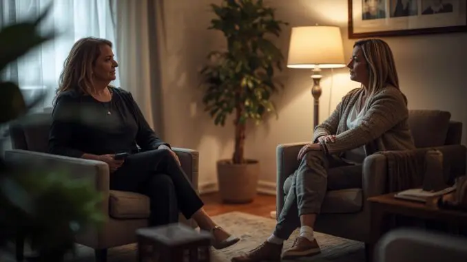 EMDR therapist conducting eye movement therapy session for trauma treatment in Chicago