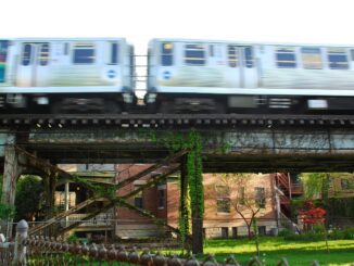 CTA train chicago