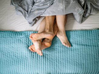overcoming sex anxiety couple bed