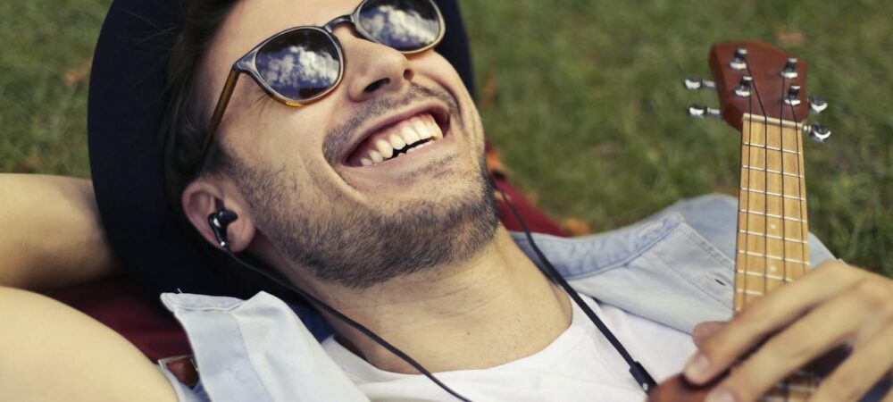 man smiling calm panic man smiling feeling calm after panic attack