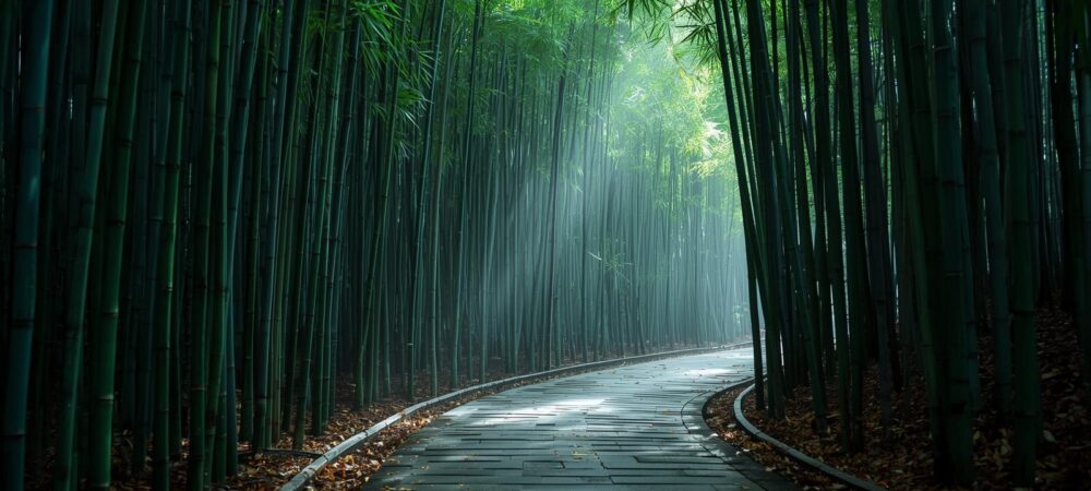 cbt-therapy-chicago-bamboo-path.jpg Peaceful bamboo path representing the CBT therapy journey at Calm Anxiety Clinic in Chicago