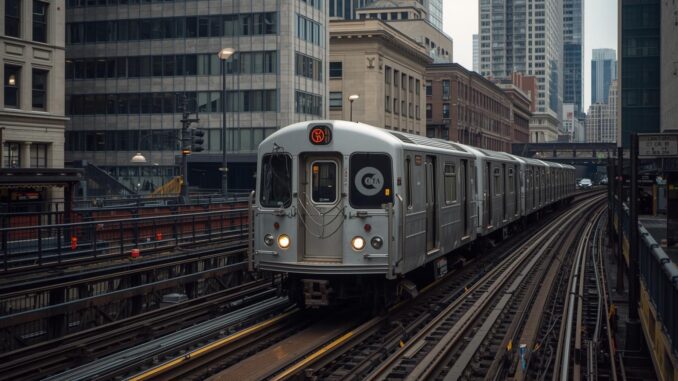 Panic attack on a cta train chicagp loop