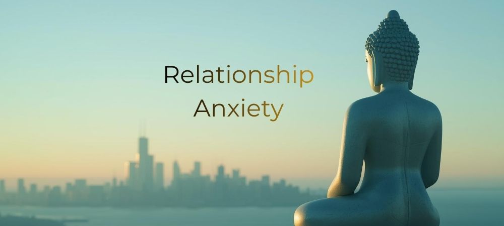 relationship anxiety therapist Chicago budah looking over city