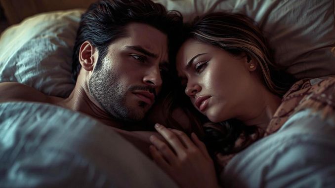 man burned out from work unable to be intimate with wife