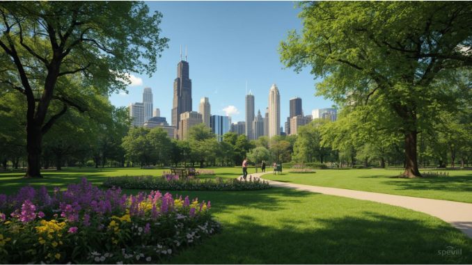 person with anxiety walking through lincoln park chicago, il