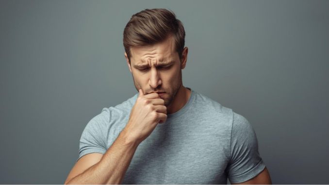 how cbt works for stress man feeling stressed
