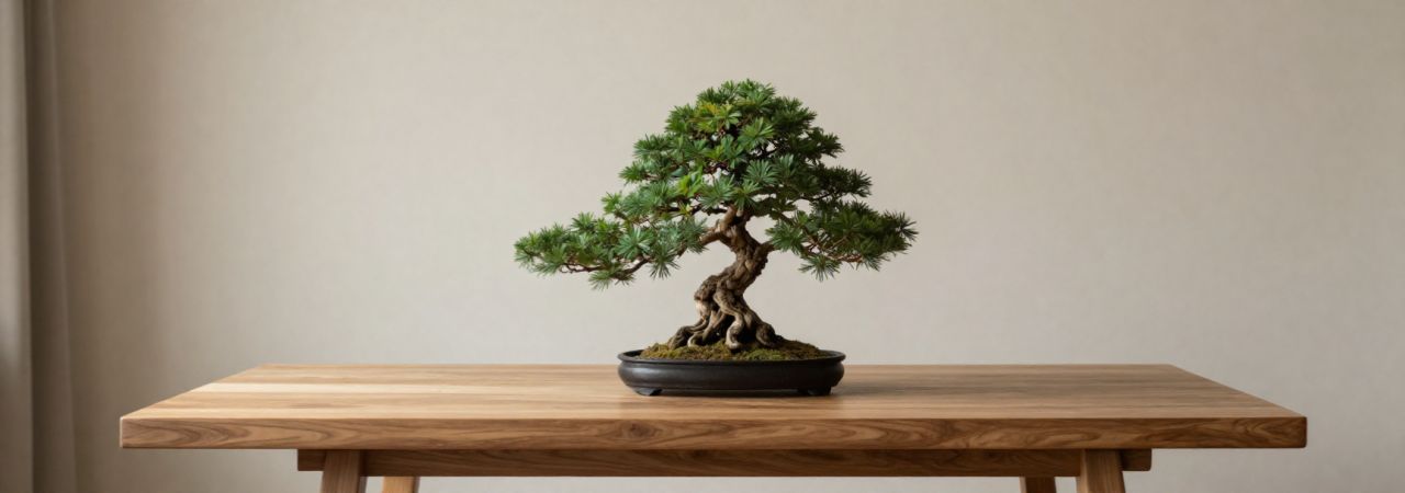 Bonsai tree symbolizing growth, balance, and personal change through therapy
