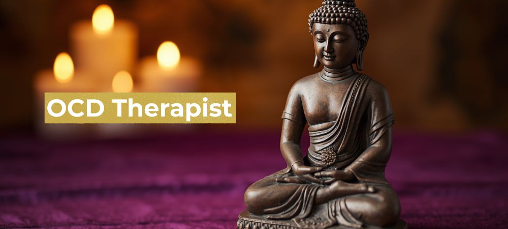OCD Therapy chicago with still buddah sitting by candle