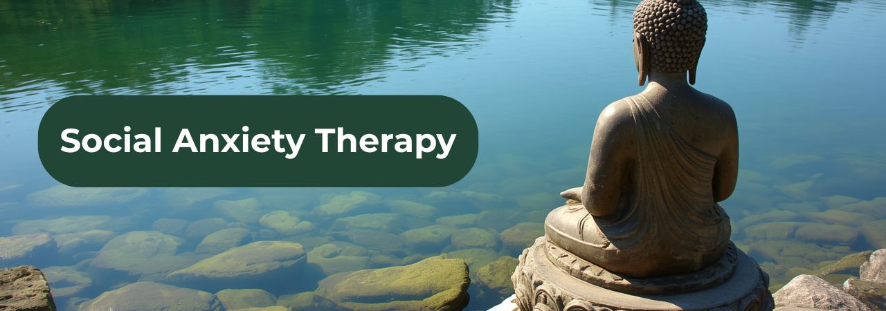 therapy for social anxiety buddah representing peace 