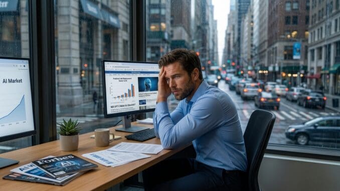 man worried AI will replace his job